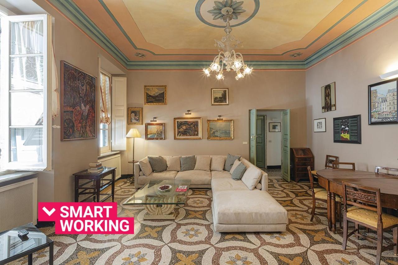 Fancy Apartment In Palazzo Grimaldi By Wonderful Italy Genoa Bagian luar foto